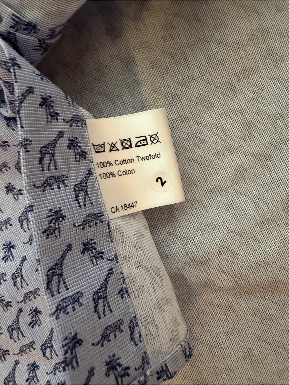 NWT Stenströms Desert Collection Egyptian Cotton Shirt 17.5 Safari Country Club - Picture 9 of 13